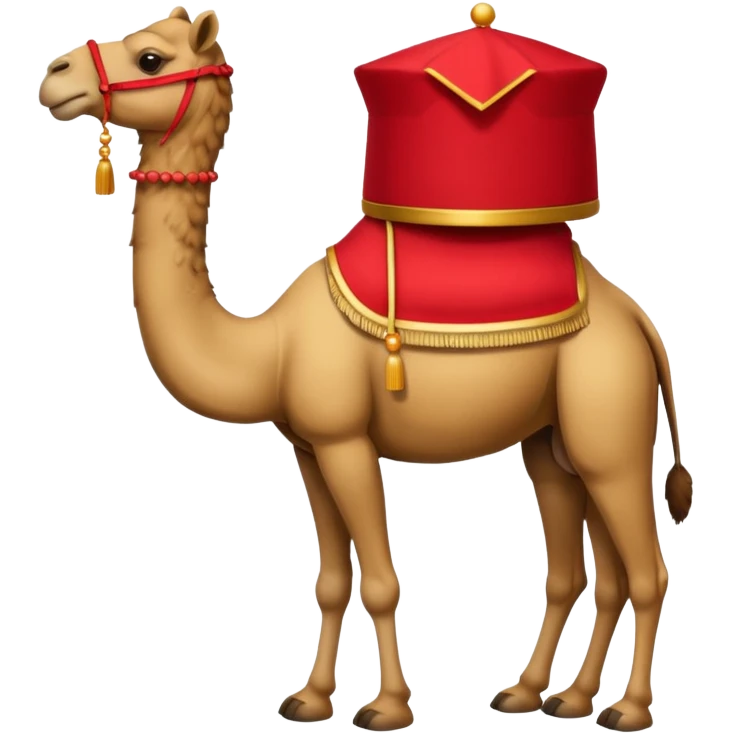  camel with hat emoji