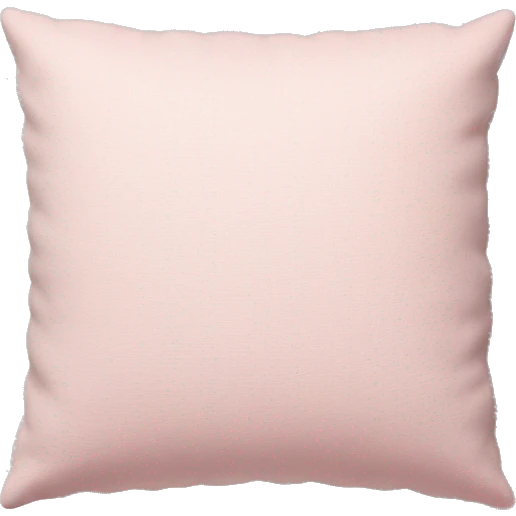 Light pink pillow with texture emoji