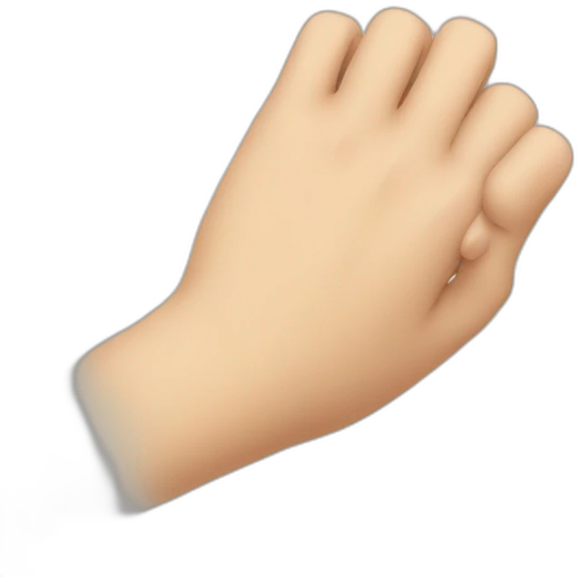 Hand jul emoji
