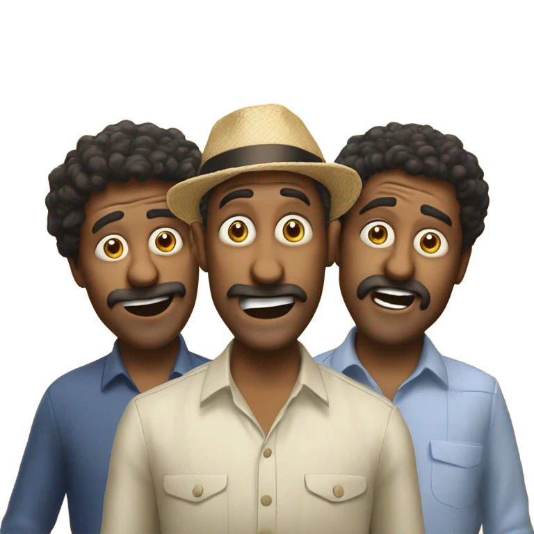 Three stooges emoji