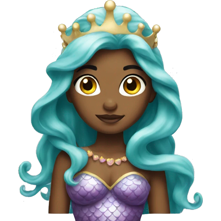 Mermaid princess  emoji