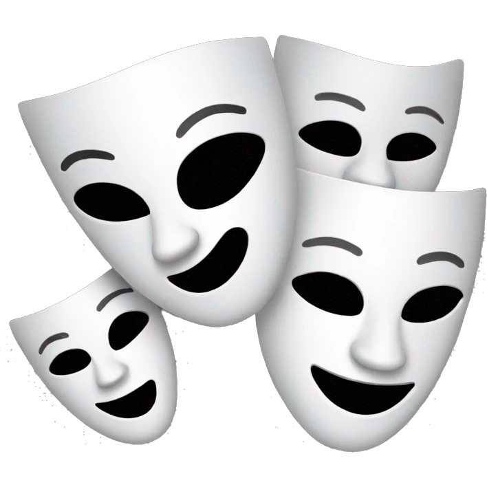 Drama masks emoji