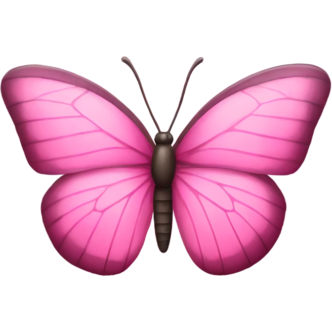 Pink Butterfly emoji