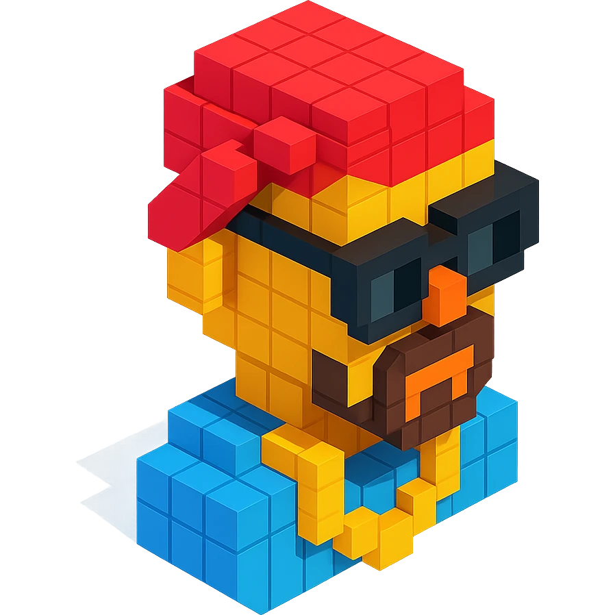 Lego version of 2Pac wearing sunglasses emoji