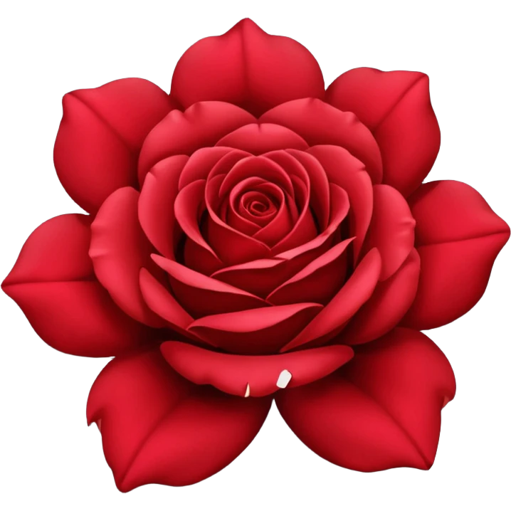 dark rose emoji
