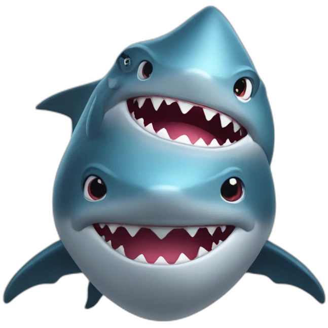 Shark love emoji