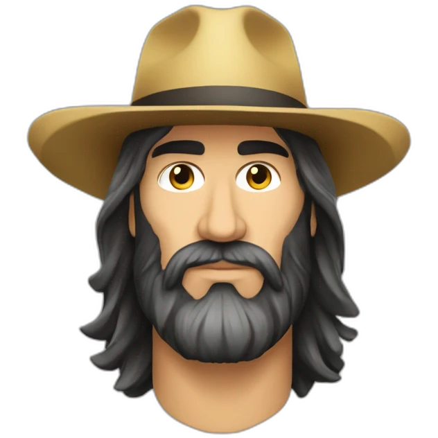 Sebastien Chabal with a hat  emoji