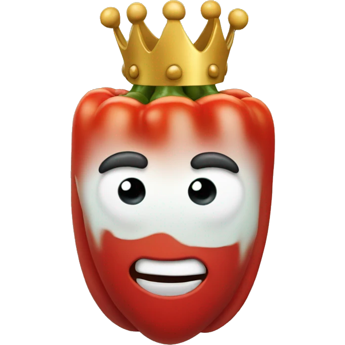 pepper with a crown emoji