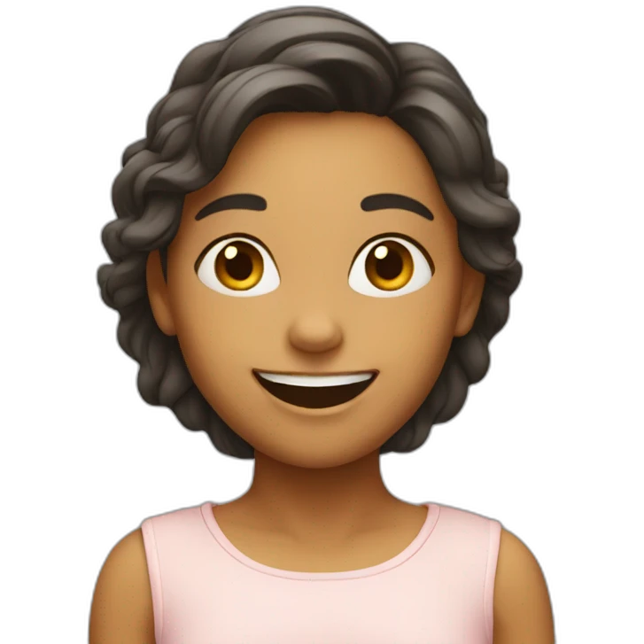 happy girl emoji