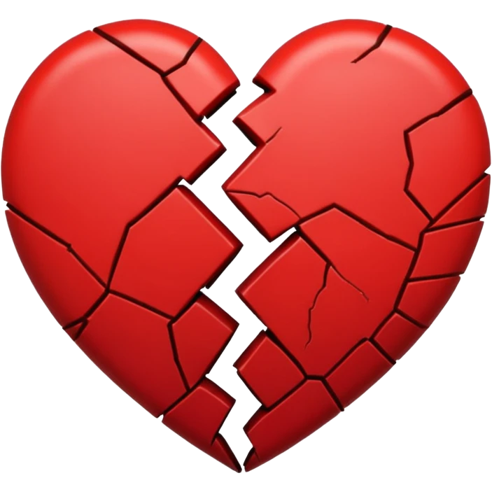 Broken heart and dark heart  emoji