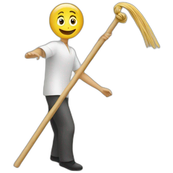 Twirling bâton emoji