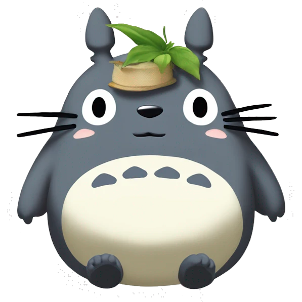 Totoro the main character of the movie of the Studio Ghibli “My Neighbor Totoro” emoji