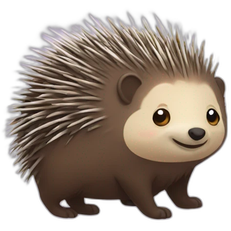cute porcupine emoji