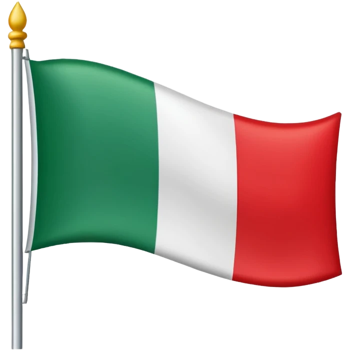 Flag header green middle white and bottom red emoji