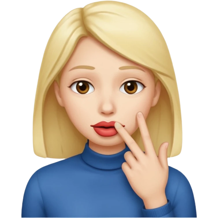 add-a-finger-in-front-of-the-pursed-lips-to-clearly-show-the-shushing-gesture emoji