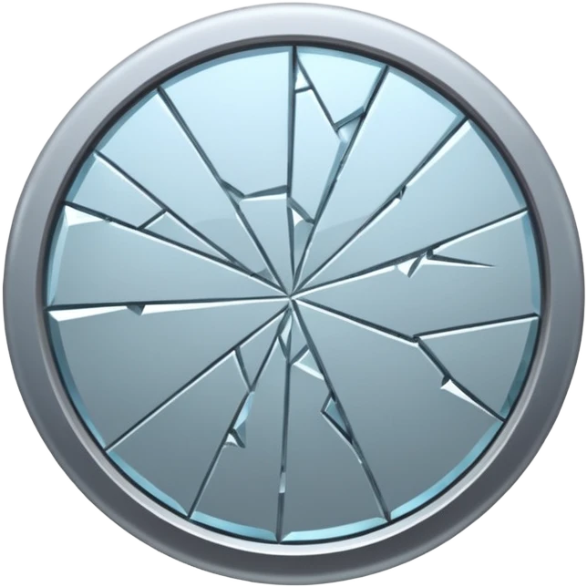 cracked mirror emoji