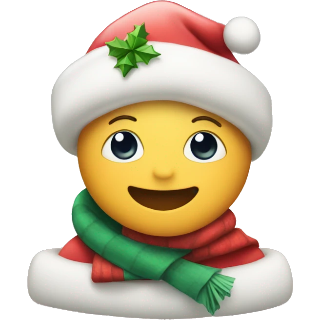 cute christmas with a bright star  emoji