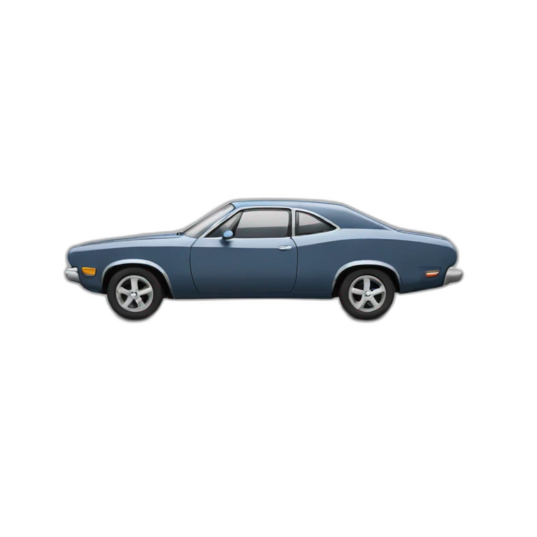 Voiture sur table emoji