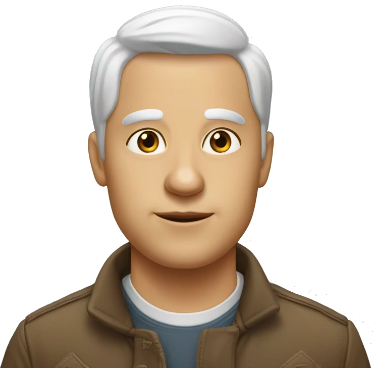 Собака белая  emoji