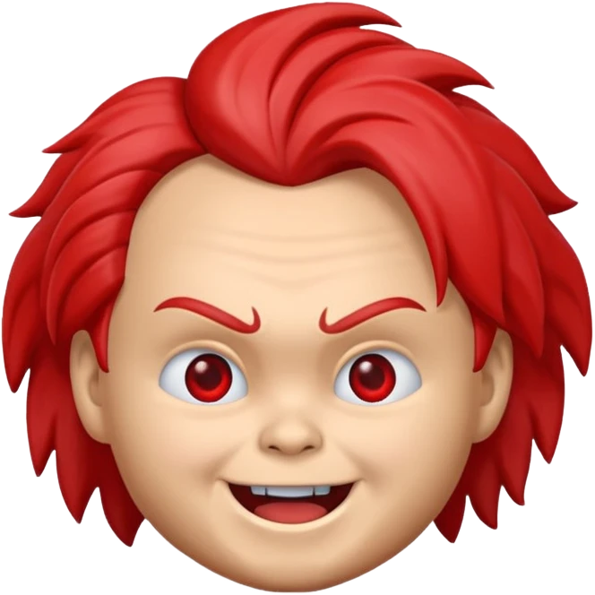 Un emojin de chuky emoji