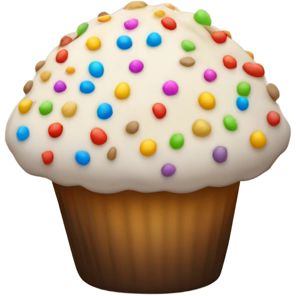 Cute muffin emoji