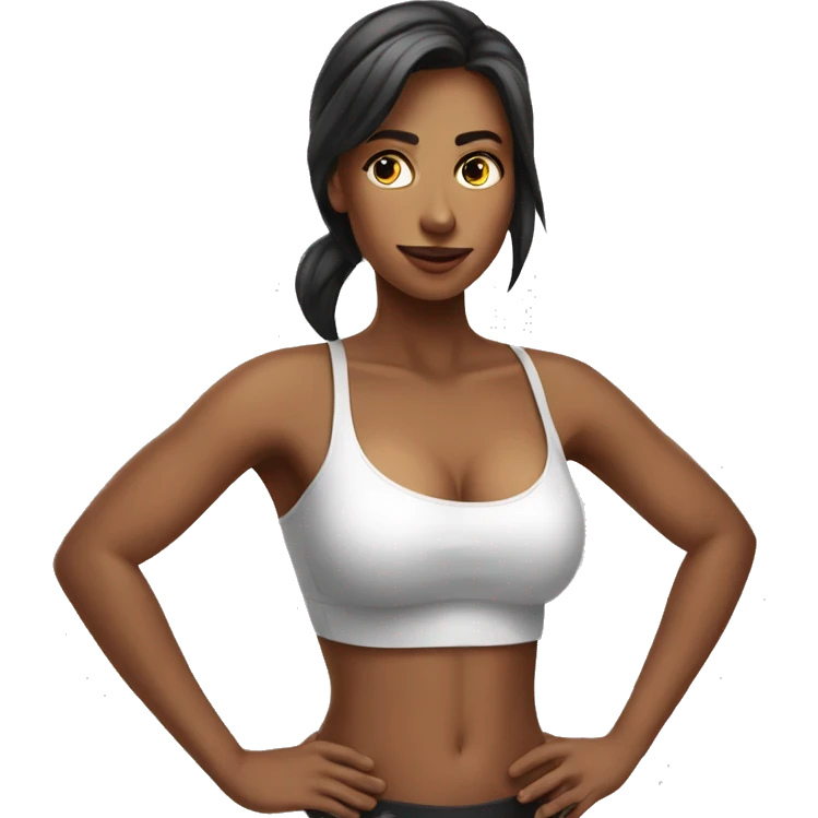 Female push up emoji
