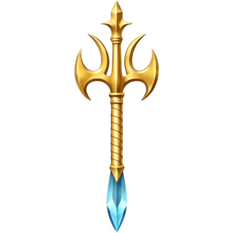 poseidon's trident emoji