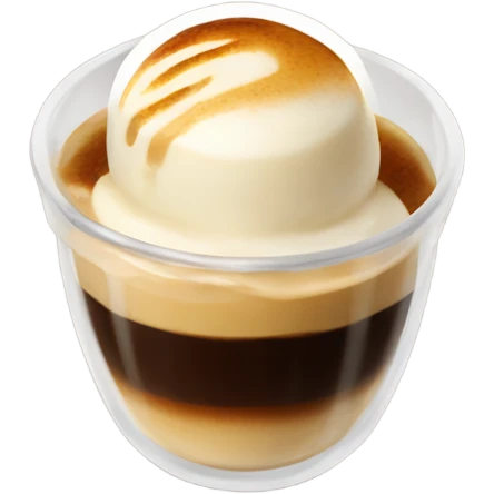Small Espresso affogato emoji