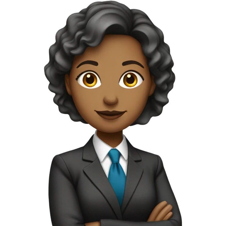 Female business banker emoji