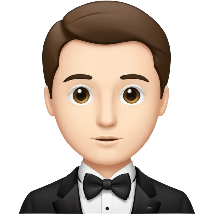Formal male singer emoji