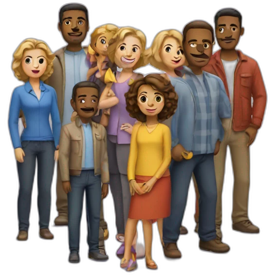 big-family-company emoji
