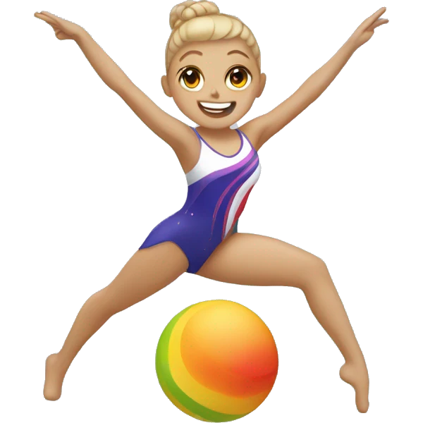 Rhythmic gymnastics emoji