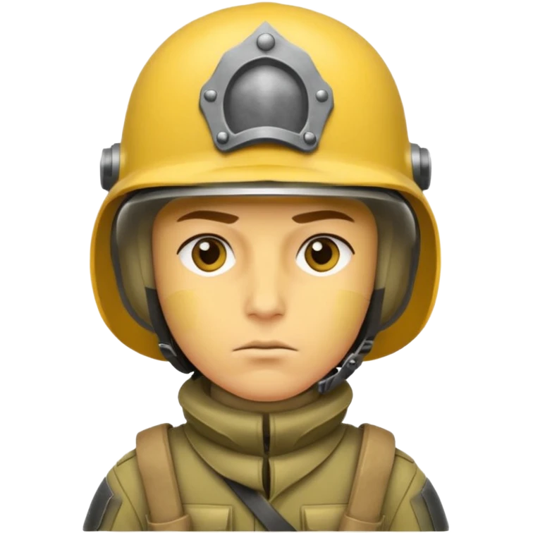 Soldier just face no body generic yellow skin with a gunner helmet that has NO FUCKING ISIGNIA emoji