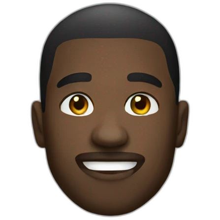 Black m emoji