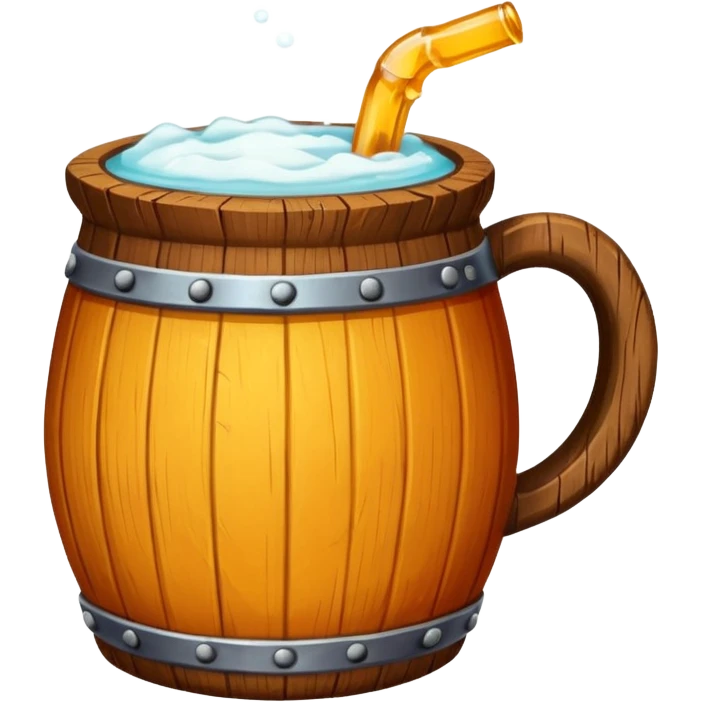 medieval colored drink in a mug emoji