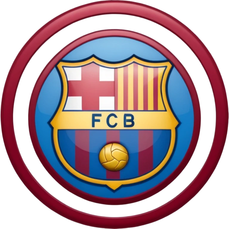 Fc Barcelona badge emoji