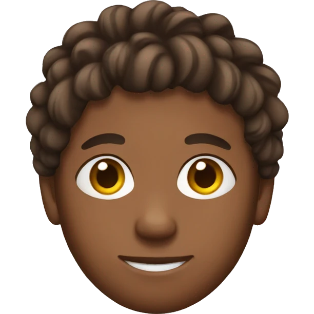 Brown Boy with short dreadlocks emoji