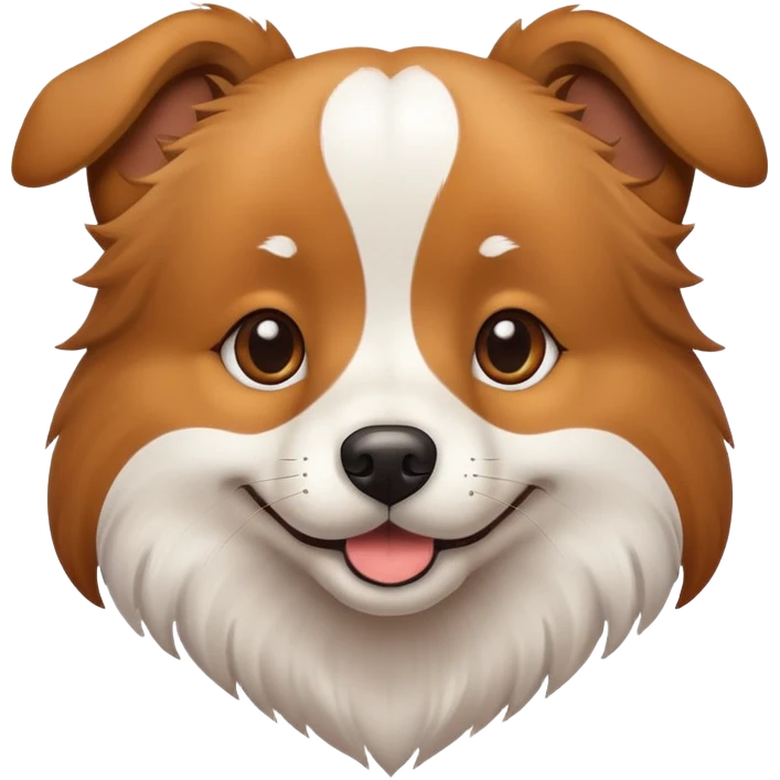 chat avec tête de chien emoji