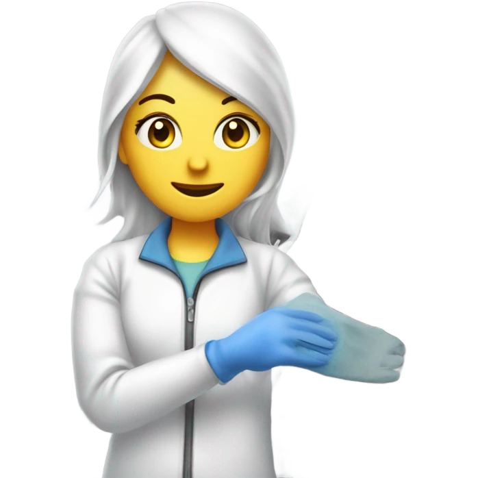 A girl getting her car bleached  emoji