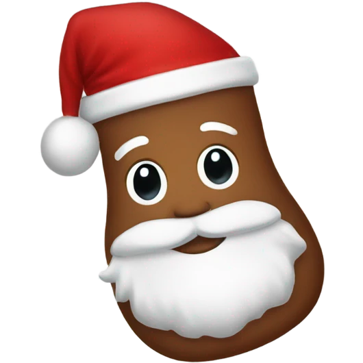 Santa sock emoji