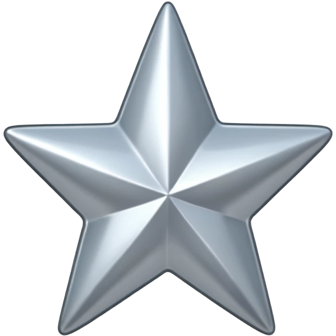 silver star emoji