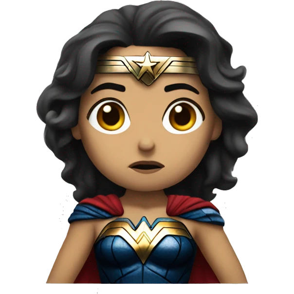 wonderwoman sad emoji