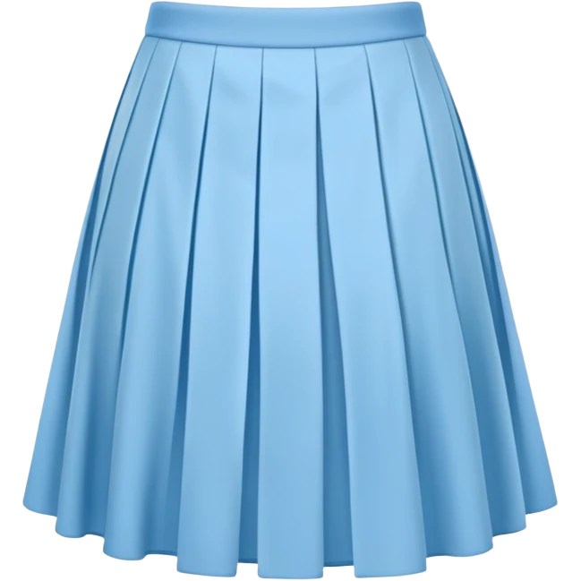 Light blue skirt emoji