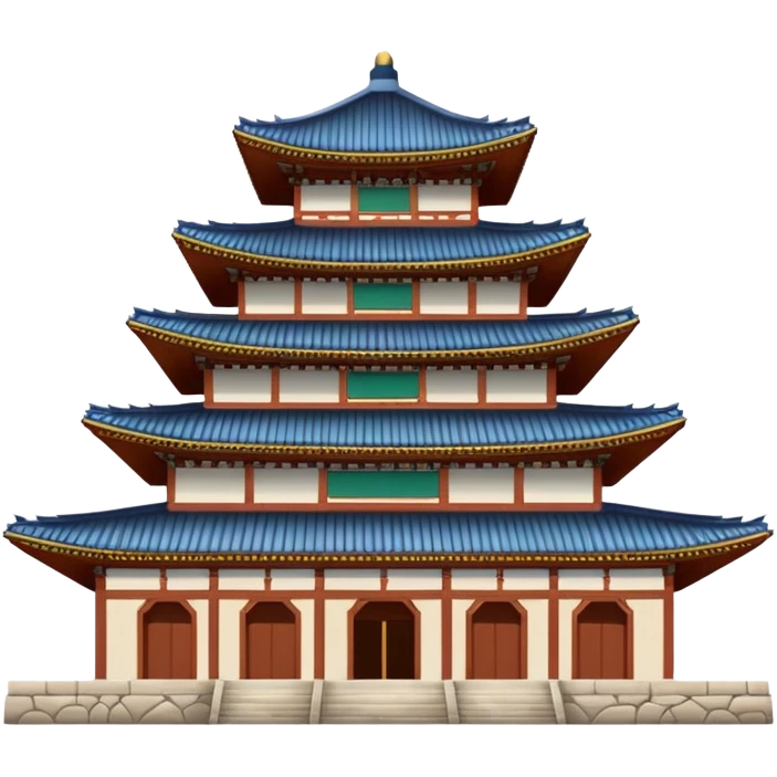 South Korea 
Gyeongbokgung Palace castle emoji
