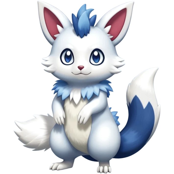 Shiny Furret-Meowstic-Zangoose-Hybrid (Full body) emoji