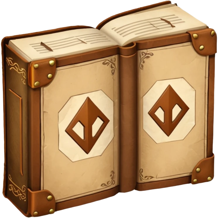 low poly JOB BOOK HISTOIRCAL  emoji