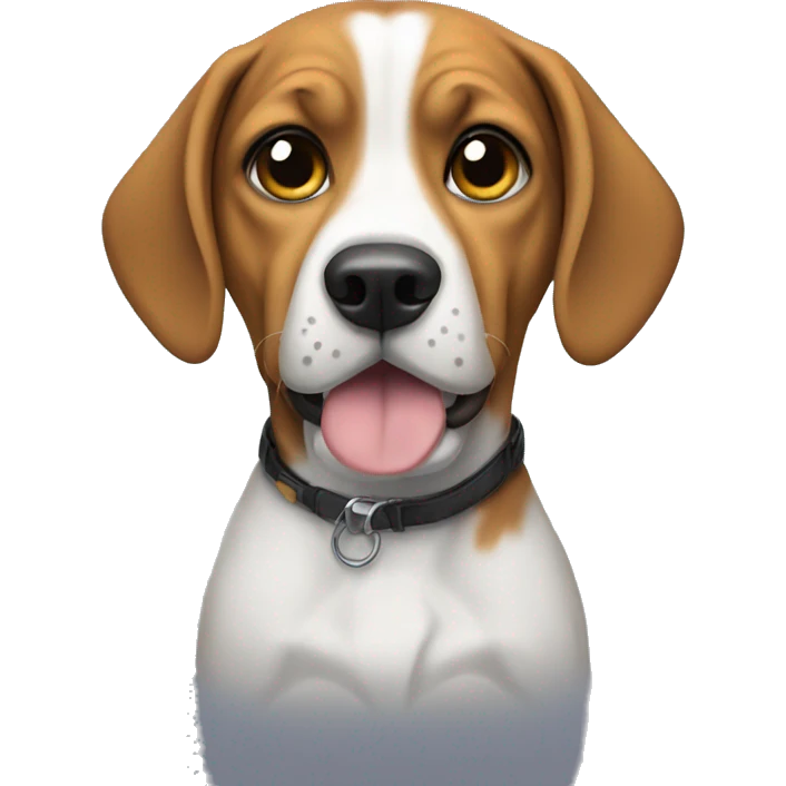 Dog beagle swag emoji