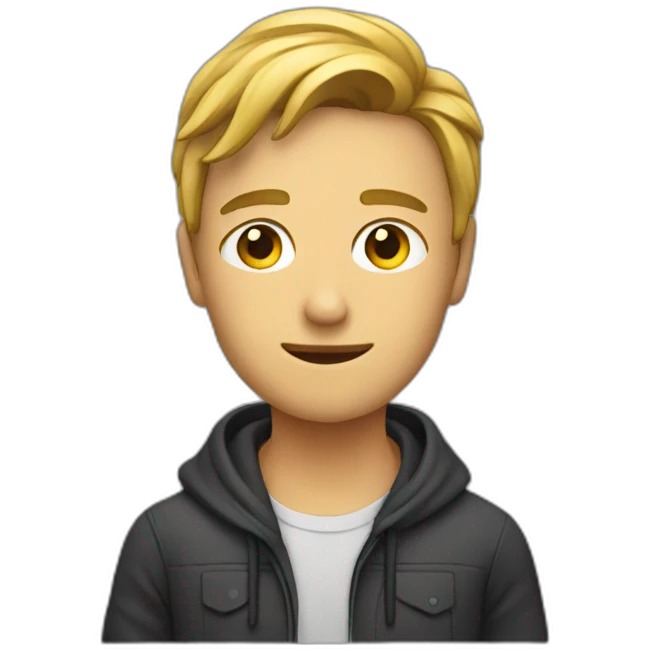 a person streaming emoji