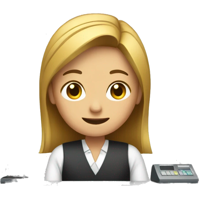 person working at the cash register  emoji