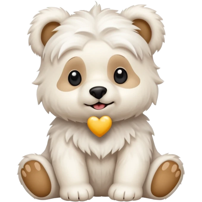 Can you do a mix of a Maltese and bear cub emoji